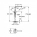 GROHE Lineare 23792001 смеситель для ванны отдельностоящий