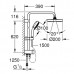 GROHE New Tempesta 27389002 душевая система с переключателем