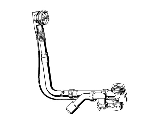 VIEGA (308889) Слив/перелив для ванны и душевых поддонов Multiplex 40/50/1070