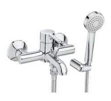 ROCA A5A018AC0K Wall-mounted bath shower mixer with accessories