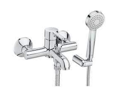 ROCA A5A018AC0K Wall-mounted bath shower mixer with accessories