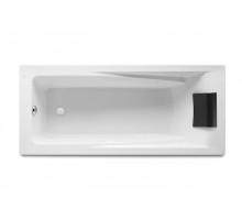 ROCA A248163000 Hall ванна акрилова прямокутна, біла, з двома підголівниками та ніжками, що регулюют