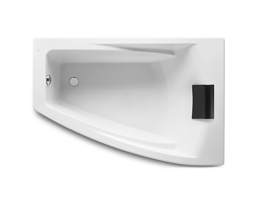 ROCA A248165000 Hall ванна акрилова кутова, права версія, біла, з інтегрованими підлокітниками, з пі
