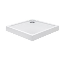 ROCA A276256000 Malaga Square Compact піддон квадратний, акриловий, білий, з інтегрованою панеллю, і