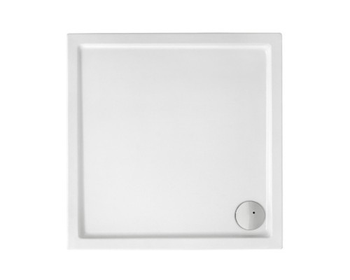 ROCA A276256000 Malaga Square Compact піддон квадратний, акриловий, білий, з інтегрованою панеллю, і