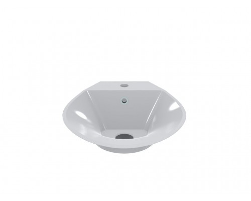 FANCY MARBLE 7305101 Умывальник из литого мрамора NILA 420 (420 х 435 х 170 )