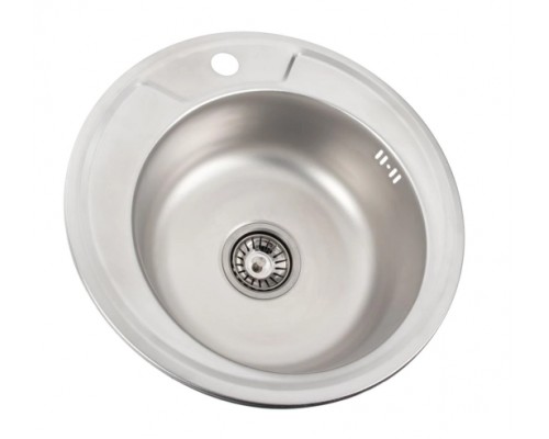 PLATINUM 450 Мойка врезная круглая 450х170 Decor 0,6мм
