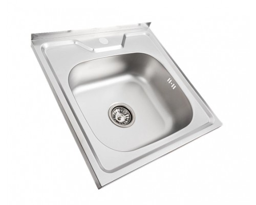 PLATINUM 5050 Мойка 500х500х160 наклад. Decor 0,7мм