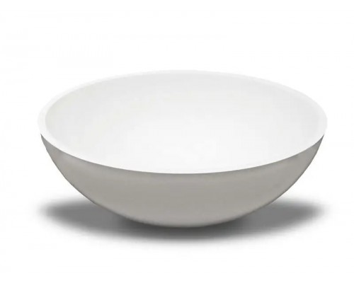 FANCY MARBLE 0304103 Умивальник зі штучного каменю  MONA 420x420, білий мат