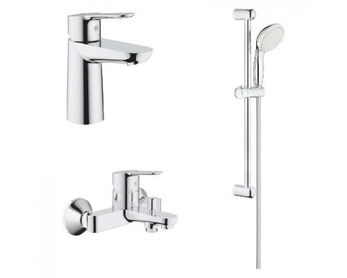 GROHE BAUedge 123365S Набор смесителей для ванны и раковины