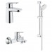 GROHE BAUedge 123365S Набор смесителей для ванны и раковины