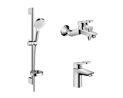 HANSGROHE 1062019 Logis Loop Набор смесителей для ванны, умывальник 100 (71151000+71244000+26553400)