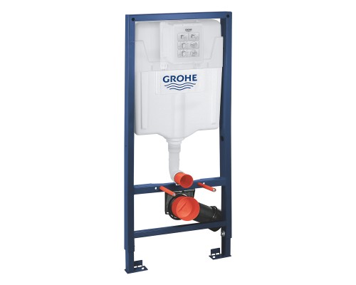 GROHE 39186000 Solido Perfect Набор 4 в 1 - инстал. 38772001, подвесным унитазом 52,0х35,5 в компл.с