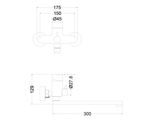 VA7046A VENTA Смеситель для ванны