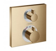 HANSGROHE Термостат прихованого монтажу Ecostat Square двохрежимний Brushed Bronze (15714140)