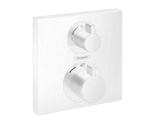 Hansgrohe Ecostat Square TH conc.2f matt white