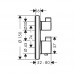 Hansgrohe Ecostat S therm.conc.2 outlets MB