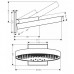 Hansgrohe Rainfinity 360 3jet OHS wall MB