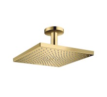 HANSGROHE Верхній душ Raindance Select E 300 1jet Air з тримачем до стелі Polished Gold Optic (26250990)