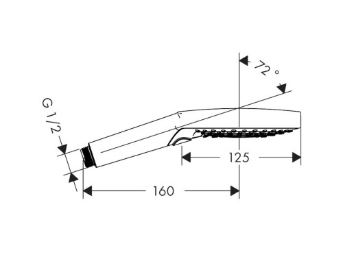 Hansgrohe Raindance Select S 120 HS matt white