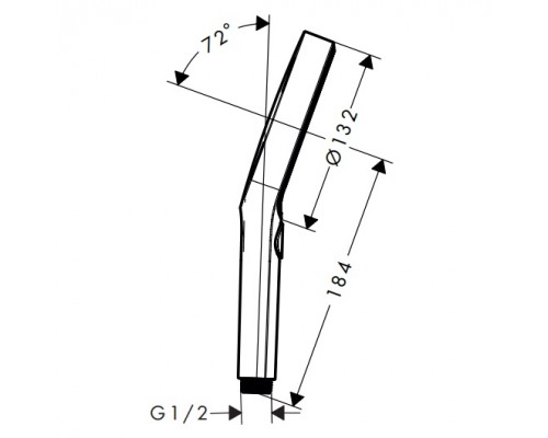 Hansgrohe Rainfinity 130 3jet HS BBR