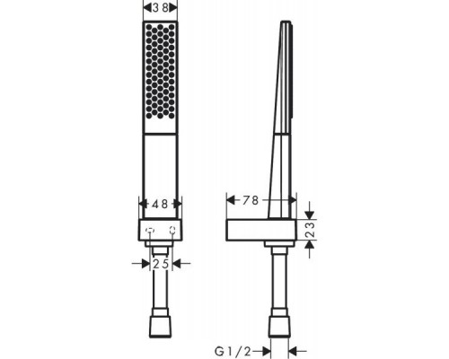 Hansgrohe Rainfinity HS 1jet MB