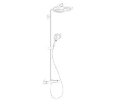 HANSGROHE Душова система Croma Select S 280 1jet Showerpipe з термостатом Matt White (26890700)