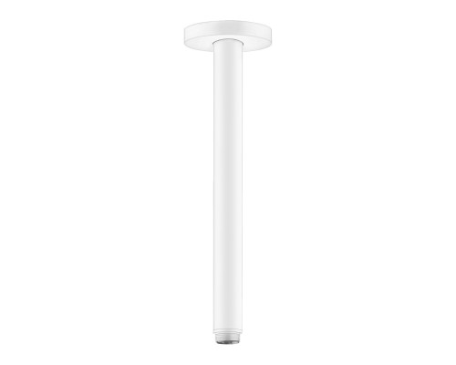 Hansgrohe ceiling connector S 300mm matt white