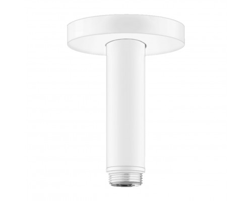 Hansgrohe ceiling connector S 100mm matt white