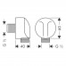 Hansgrohe Fixfit wall outlet DN15 BBR