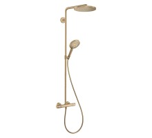 HANSGROHE Душова система Raindance S 240 Showerpipe PowderRain 1jetP з термостатом Brushed Bronze (27633140)