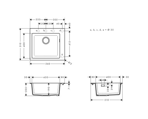 Hansgrohe S510-F450 SG