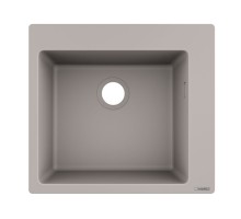 HANSGROHE Кухонна мийка S510-F450 560х510 Concretegrey (43312380)