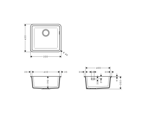 Hansgrohe S510-U450 BG