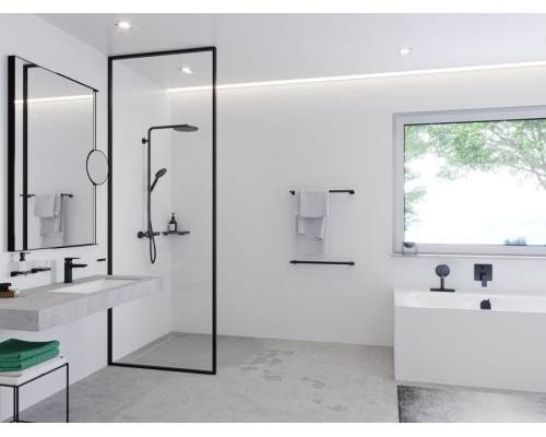 Hansgrohe Exafill S finish set matt black