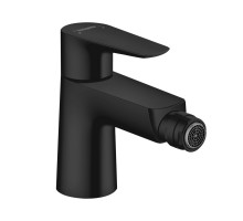 HANSGROHE Змішувач Talis E для біде Matt Black з донним клапаном Push-Open (71720670)