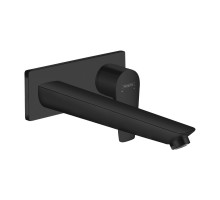 HANSGROHE Змішувач Talis E для умивальника зі стіни прихованого монтажу, 225 мм / Matt Black (71734670)