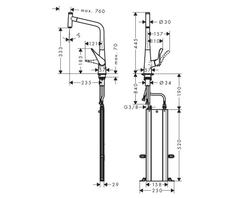 Hansgrohe M7115-H320 ST