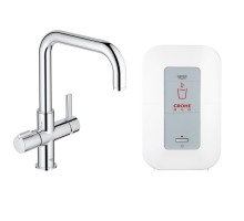 GROHE  30145000 Red Duo Cмеситель для кухни, однорычажный+ бойлер на 4литра