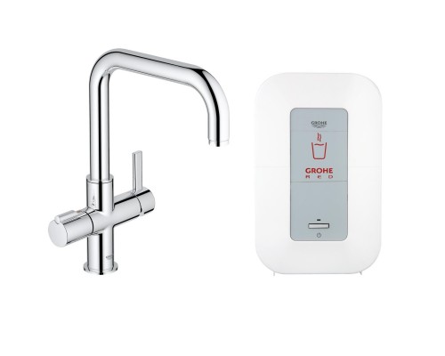 GROHE 30145000 Red Duo Cмеситель для кухни, однорычажный+ бойлер на 4литра