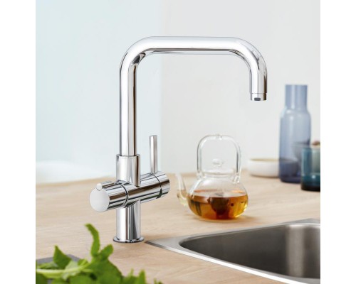 GROHE 30145000 Red Duo Cмеситель для кухни, однорычажный+ бойлер на 4литра