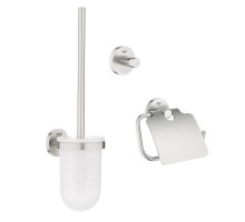 GROHE  40407DC1 Essentials набор аксессуаров 3в1: ершик, крючок, держатель туалетной бумаги