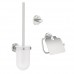 GROHE 40407DC1 Essentials набор аксессуаров 3в1: ершик, крючок, держатель туалетной бумаги