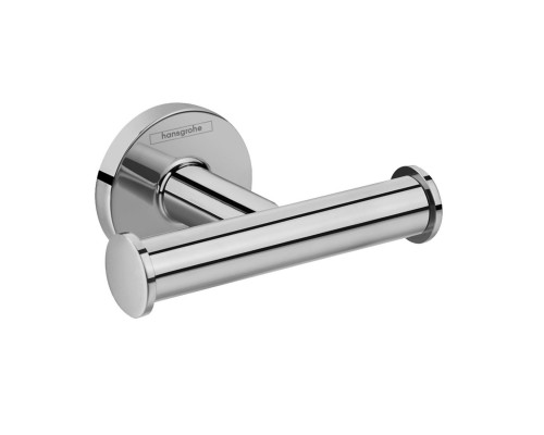 HANSGROHE 41723111 Logis Набор аксессуаров: крючок двойной, диспенсер, держатель туалетной бумаги,