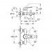 GROHE 23603000 BauLoop смеситель для ванны, настенный монтаж