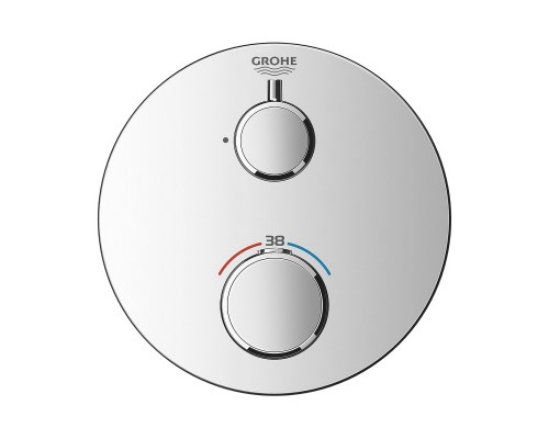 GROHE 24076000 Grohtherm термостат для душа с переключателем на 2 положения верхний/ручной душ