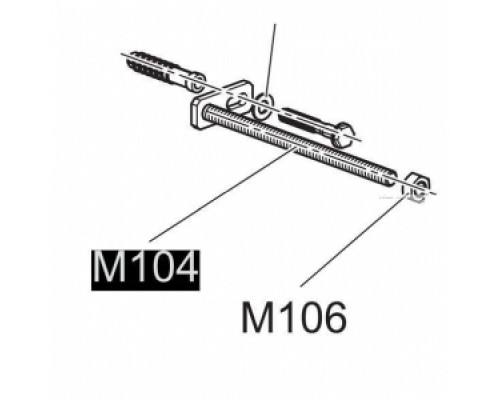 ALCAPLAST M104 Крепление к инсталляции А101 (Чехия)