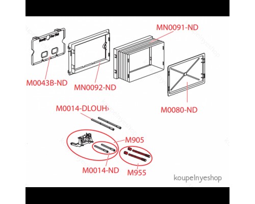 ALCAPLAST M0080-ND Крышка рукава (Чехия)