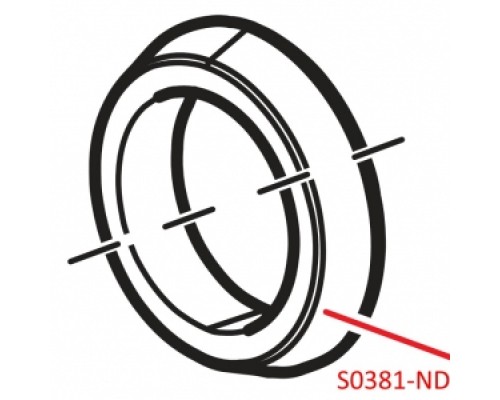 ALCAPLAST S0381-ND Подсоединение 50/40 белое (сифоны для моек) (Чехия)