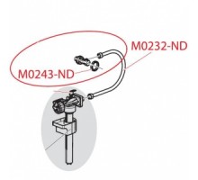 ALCAPLAST M0232-ND Шланг гибкий нейлон 3/8"–3/8" × 400 (Чехия)